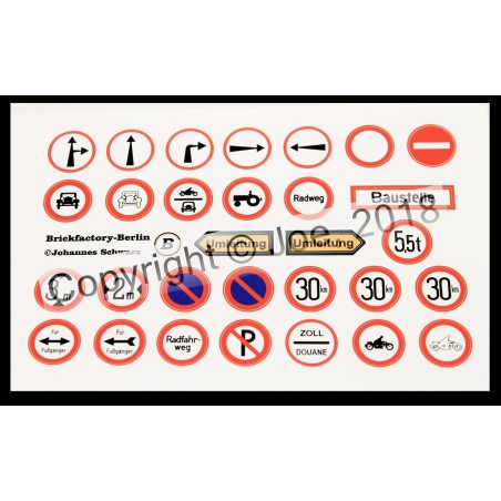 30s - German Sticker Set 7 30s - German Sticker Set 7