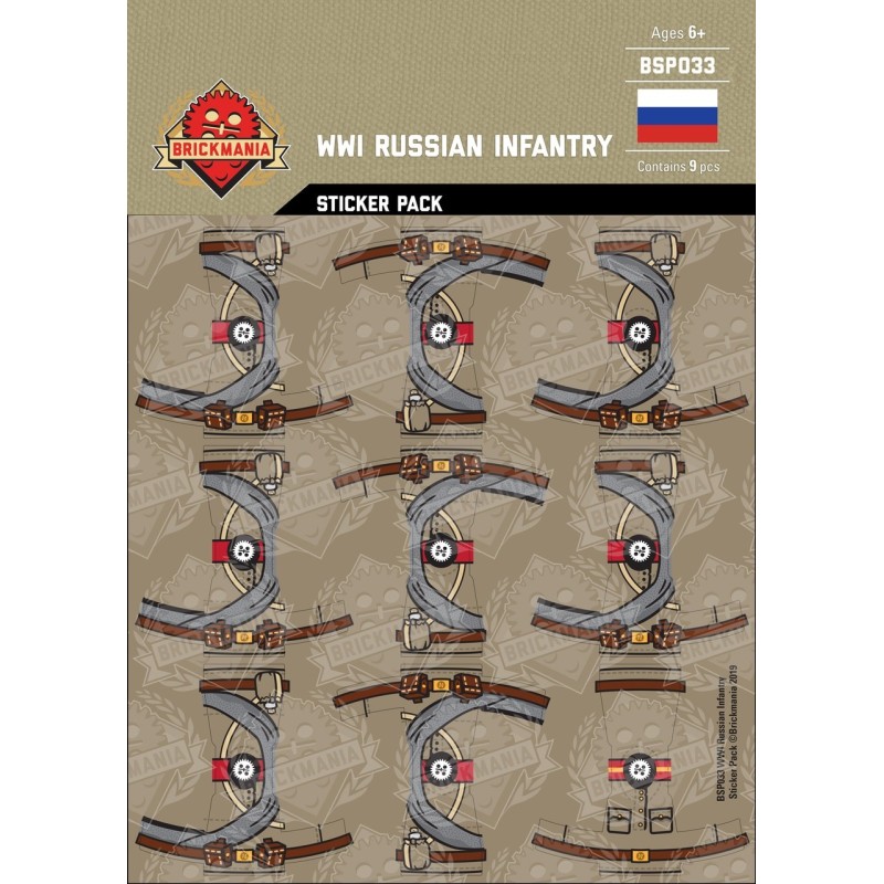 WW1 - Russische Infanterie - Sticker Pack