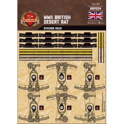 WW2 - Britse Infanterie - Sticker Pack