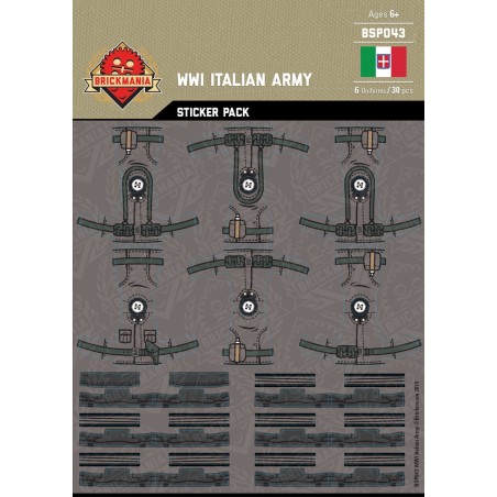 WW1 - Italian Army - Sticker Pack