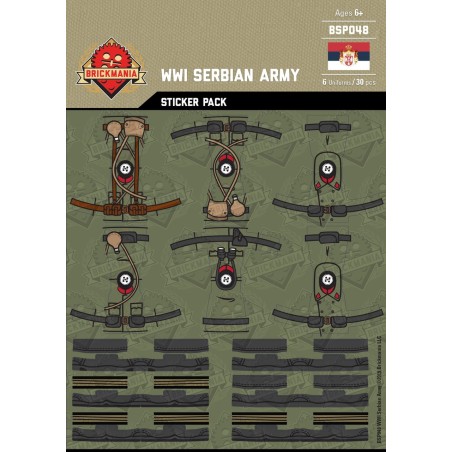 WW1 - Serbian Army - Sticker Pack