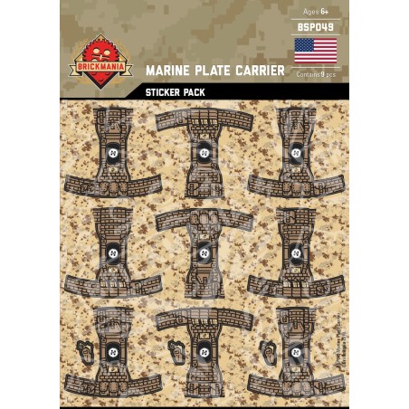Marine Plate Carrier  - Sticker Pack
