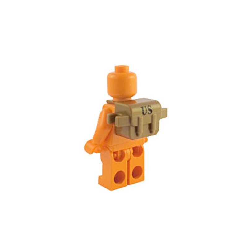 20 Lego Platte 2x2 mit Pin dunkel beige dunkel tan NEU 2476