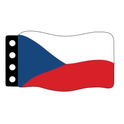 Flag : Czech Republic