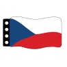 Flag : Czech Republic