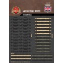 WK2 - Britische Boots - Sticker Pack