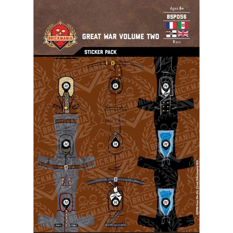 Great War Volume Two Crew - Sticker Pack