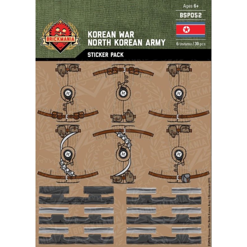 Korean War - North Korean Army - Sticker Pack