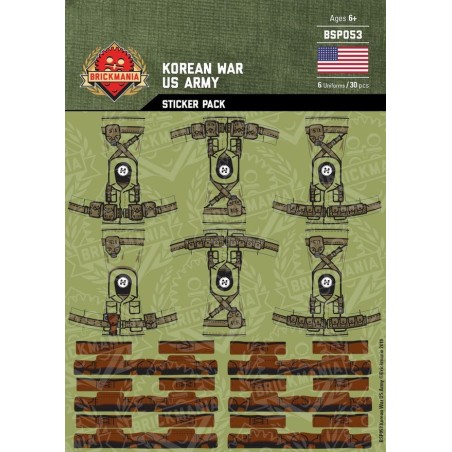 Korean War - US Army - Sticker Pack