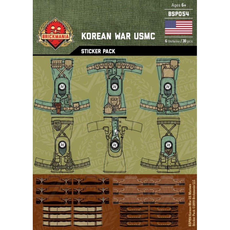 Korean War - USMC - Sticker Pack