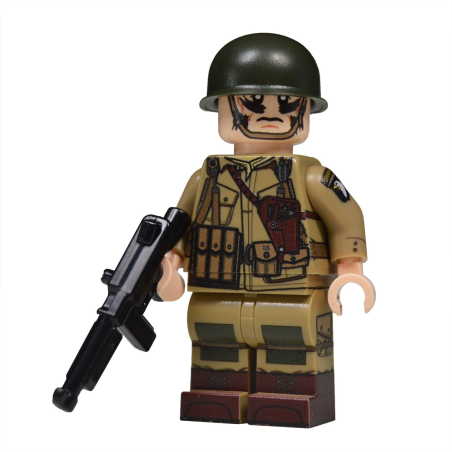 WW2 U.S. Paratrooper NCO Minifigure WW2 U.S. Paratrooper NCO Minifigure