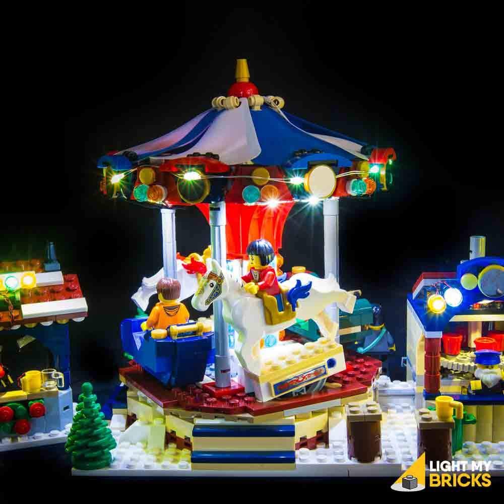 lego winter village carousel