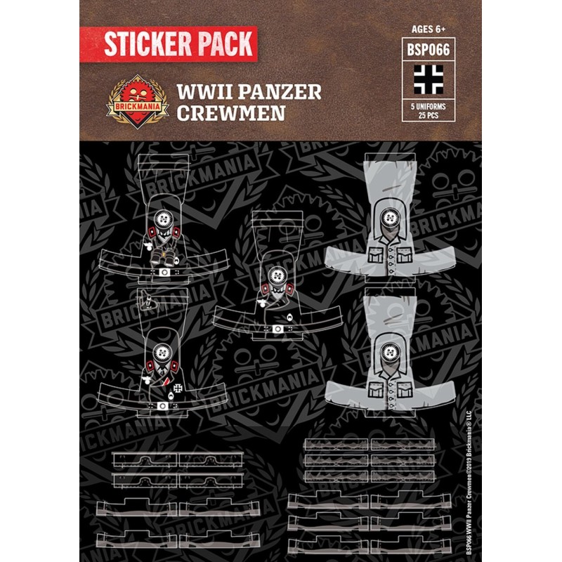 WW2 - US Army Tank Crewmen - Sticker Pack