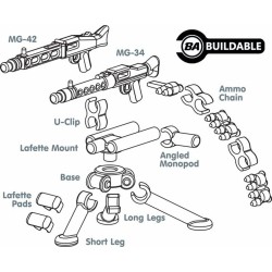 Duitse Tripod met MG-34 & MG-42