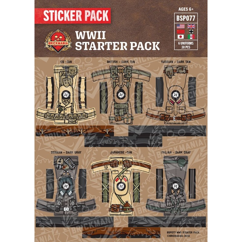 WW2 - Starter Pack - Sticker Pack