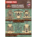 WW2 - Britische Tank Crewmen - Sticker Pack