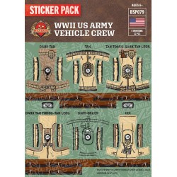 WW2 - British Tank Crewmen - Sticker Pack