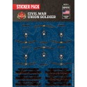 Civil War Union Solider - Sticker Pack