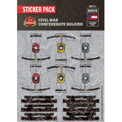 Amerikaanse burgeroorlog Union Soldaat - Sticker Pack