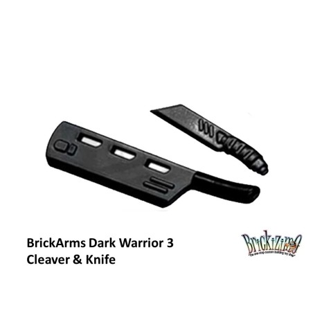 BrickArms Dark Warrior 3 Cleaver & Knife