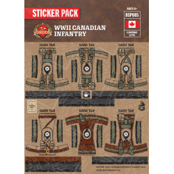 WW2 - Canadian Infantry - Sticker Pack