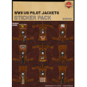 WW2 - US Pilot Jackets- Sticker Pack