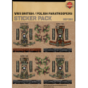 WW2 - British - Polish Paratroopers - Sticker Pack