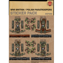 WW2 - British - Polish Paratroopers- Sticker Pack