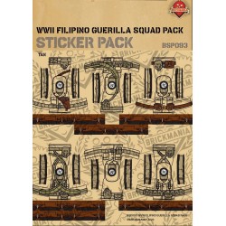 WW2 Filipino Guerilla Squad Pack  - Sticker Pack