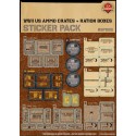WK2 - US Ammo Crates and Ration Boxes - Sticker Pack