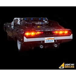 LEGO Dom's Dodge Charger 42111 Verlichtings Set