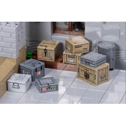 WK2 - German Ammo Crates and Ration Boxes - Sticker Pack