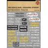 WWII Vehicle Name & Gun Barrel Print - Sticker Pack