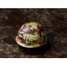 Netted BrickArms® M1 Steel Pot Helmet - Woodland Camouflage Cover
