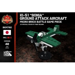 Ki-51 "Sonia" Ground Attack Aircraft - Micro Brick Battle