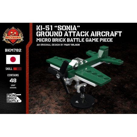Ki-51 "Sonia" Ground Attack Aircraft - Micro Brick Battle