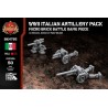 WWII Italian Artillery Pack  - Micro Brick Battle