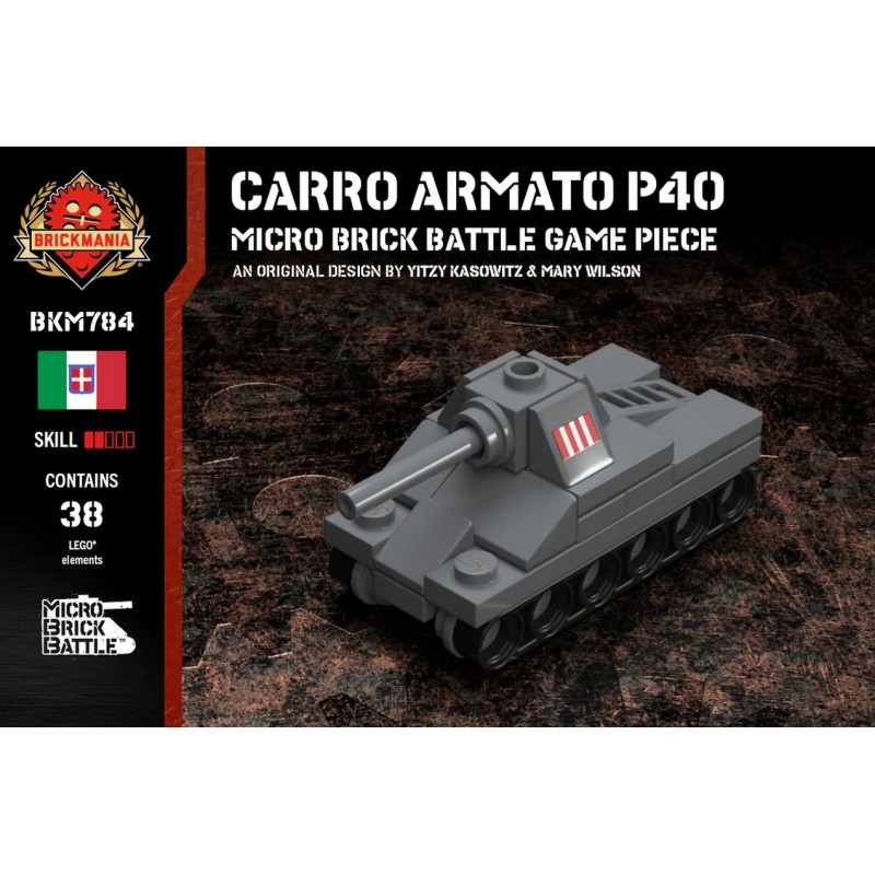 Carro Armato P40 - Micro Brick Battle