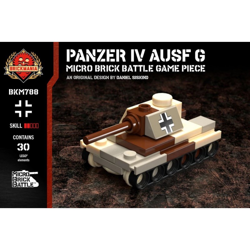 Panzer IV Ausf G - Micro Brick Battle