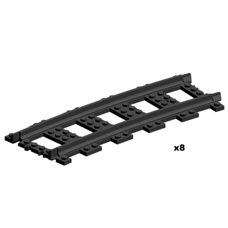 BrickTracks - R104 Curved Track Set
