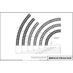 R104 Curved Track Set