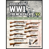 WW1 Trench Pack v2 wapen set voor LEGO Minifigures