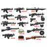 BrickArms Russische wapen set v3 voor LEGO Minifigures