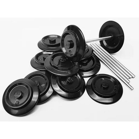 BrickTracks Wheels and Axles - 6 Sets