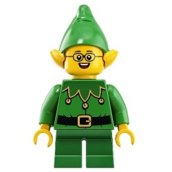 Christmas Elf with Bells - Glasses