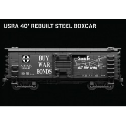 USRA 40’ Rebuilt Steel Boxcar - 1/48th Scale Brick Railroad Kit