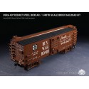USRA 40’ Rebuilt Steel Boxcar - 1/48th Scale Brick Railroad Kit