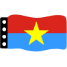 Vlag : Zuid Vietnam