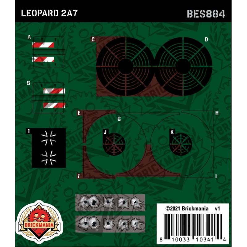 Leopard 2A7- Sticker Pack