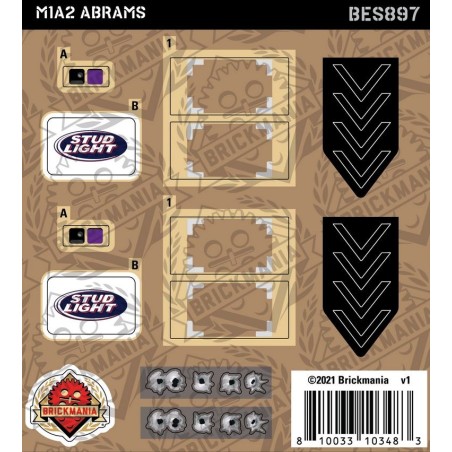 M1A2 Abrams - Sticker Pack
